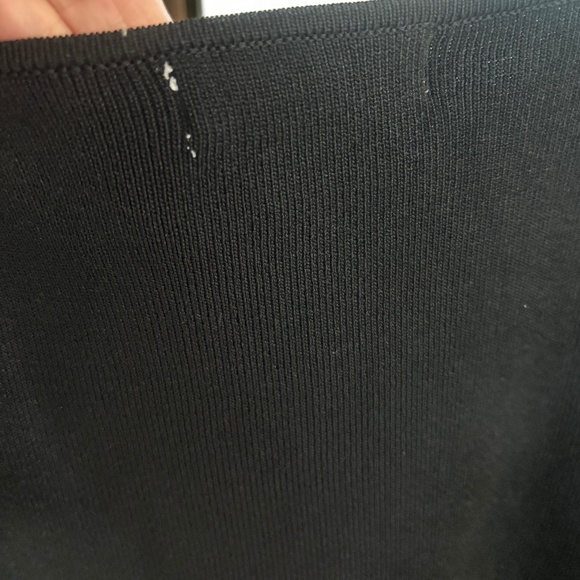 Express x Negin Mirsalehi Fitted Puff Sleeve Dress - Black Size S - Picture 9 of 9